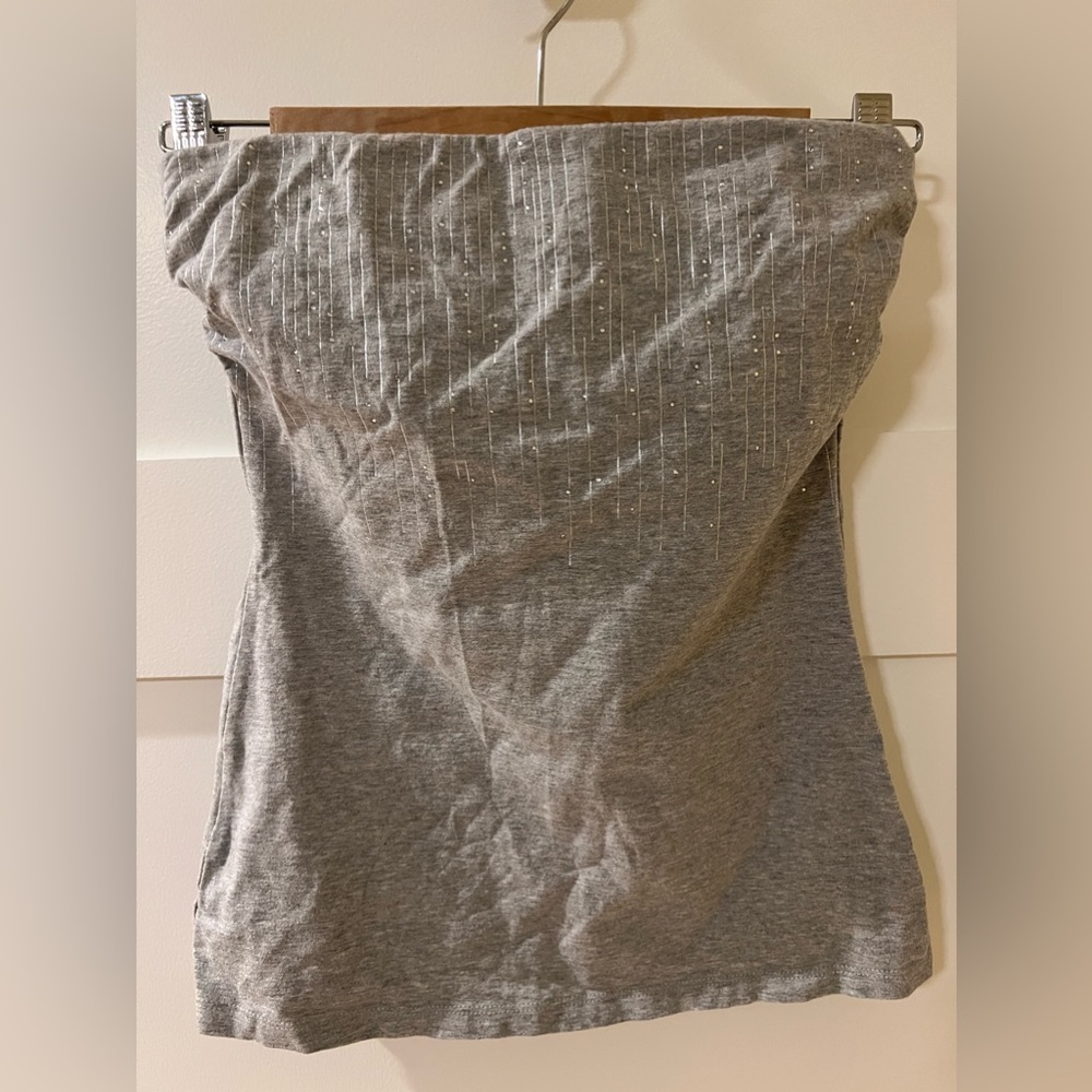 Express Women Sexy Basic Tube Top - XS Grey Used